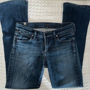 Citizens Of Humanity Blue Flare & Wide Leg Jeans